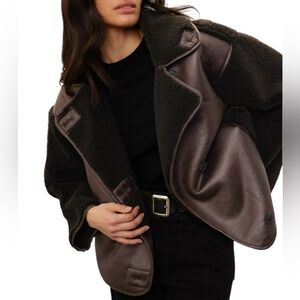 Blank NYC Black and Brown Women's Jacket